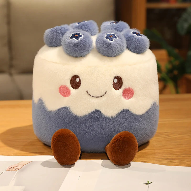 Cartoon Cake Plush Toy - Colorful Birthday Cake, Wedding Cake, Cookie, and Dessert Stuffed Doll for Cute Home Decor and Gifts