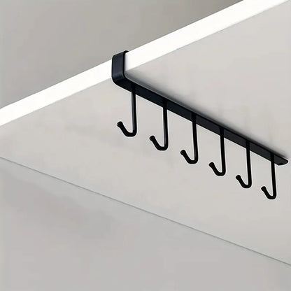 Iron Keychain Display Rack - Multifunctional Jewelry, Accessory & Kitchen Hook Storage Organizer