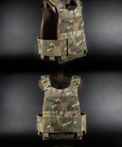 FCPC Tactical Vest Ferro – Lightweight Folding Airsoft Plate Carrier with Breathable Design, Portable Hunting Mag Pouch & Army Equipment