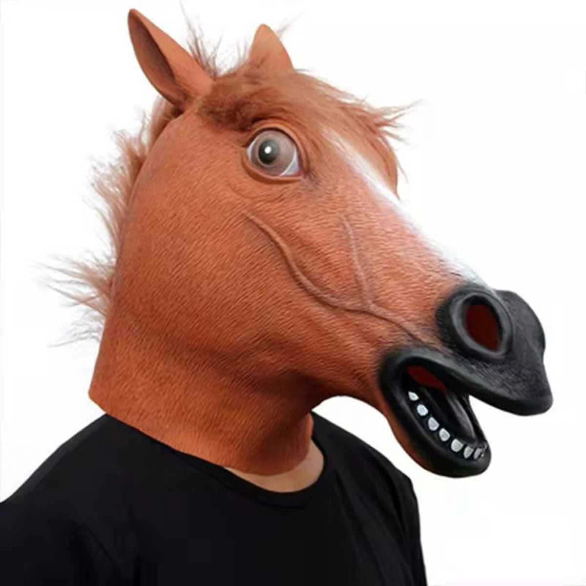 Green Fish Head Mask – Fun Halloween & Party Prop, Perfect for Photos and Party Favors