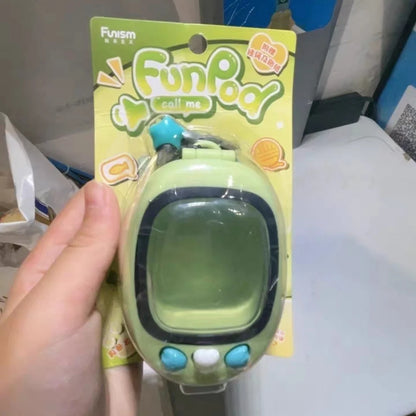 Funism Call Me Series FunPod Blind Box Pendant - Mini Bean Storage Case with Light and Cute Portable Collectible Holder