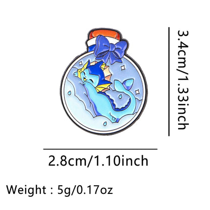 Anime Elf Enamel Pin – Cute Cartoon Brooch for Backpack, Clothing & Accessories, Perfect Gift for Friends