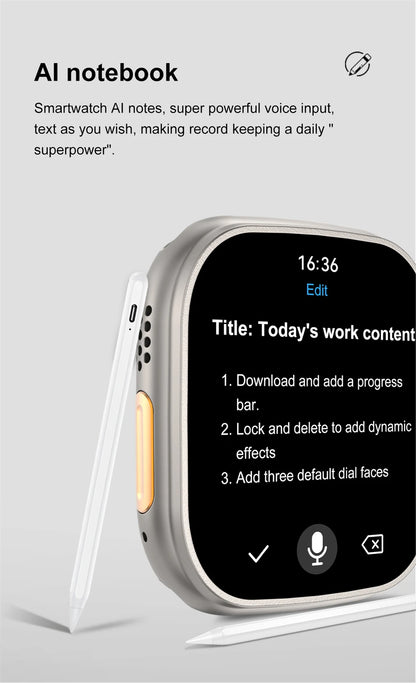 2025 DT Ultra 3 Pro Smartwatch – NFC, Bluetooth Call, Music & Video, Waterproof for Android & iOS, 32GB