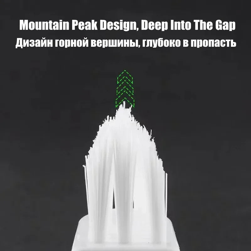 Multipurpose Gap Cleaning Brush - Tile Grout, Window Tracks, Car Interiors, Bathroom, and Kitchen Cleaning Tool