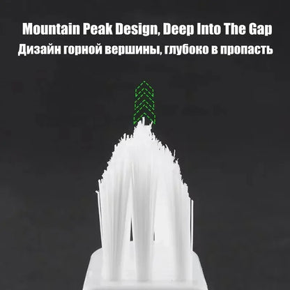 Multipurpose Gap Cleaning Brush - Tile Grout, Window Tracks, Car Interiors, Bathroom, and Kitchen Cleaning Tool