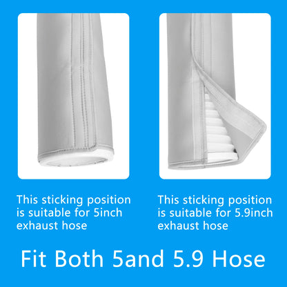 Universal Air Conditioner Hose Cover — Waterproof, Dustproof, Heat-Insulating Exhaust Pipe Wrap, Portable Protection