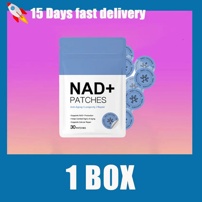 NAD+ Skin Care Patches – 30-Piece Set, Breathable Lightweight Daily Body Care Stickers
