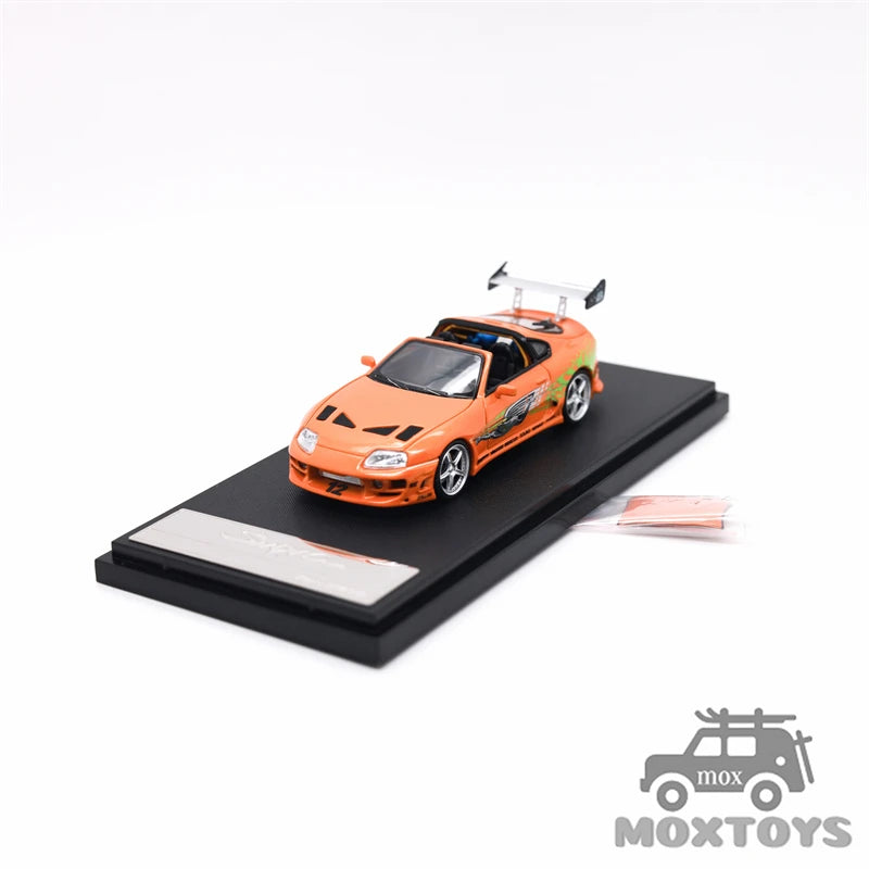 Preorder FS 1:64 Supra Targa A80 Bomex FNF Orange – Limited Edition Diecast Model Car