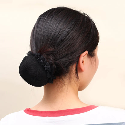 Women’s Ballet Hair Net – Adjustable Elastic Drawstring for High-Quality Weave & Hair Styling