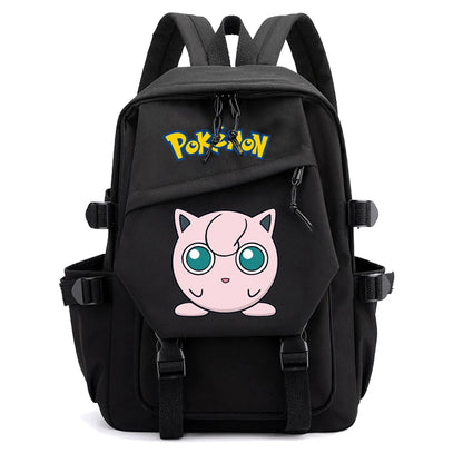 Pokemon Waterproof Women’s Backpack – Pikachu, Gengar, Snorlax Schoolbag for Girls & Students
