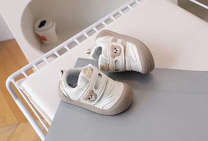 2025 Toddler Shoes — PU Leather Soft-Sole Sneakers for Baby Boys & Girls, Ergonomic First-Step Sport Shoes