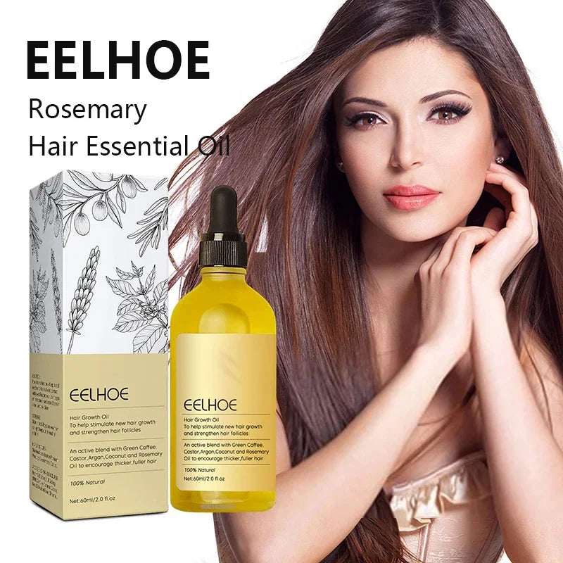 Rosemary Hair Growth Oil 1-3pcs - Moisturizing Hair Serum for Scalp Care & Hair Repair