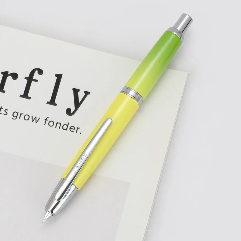 JinHao 10 Matte Black Fountain Pen — F/EF Nib Writing Pen for Office, School & Gifts