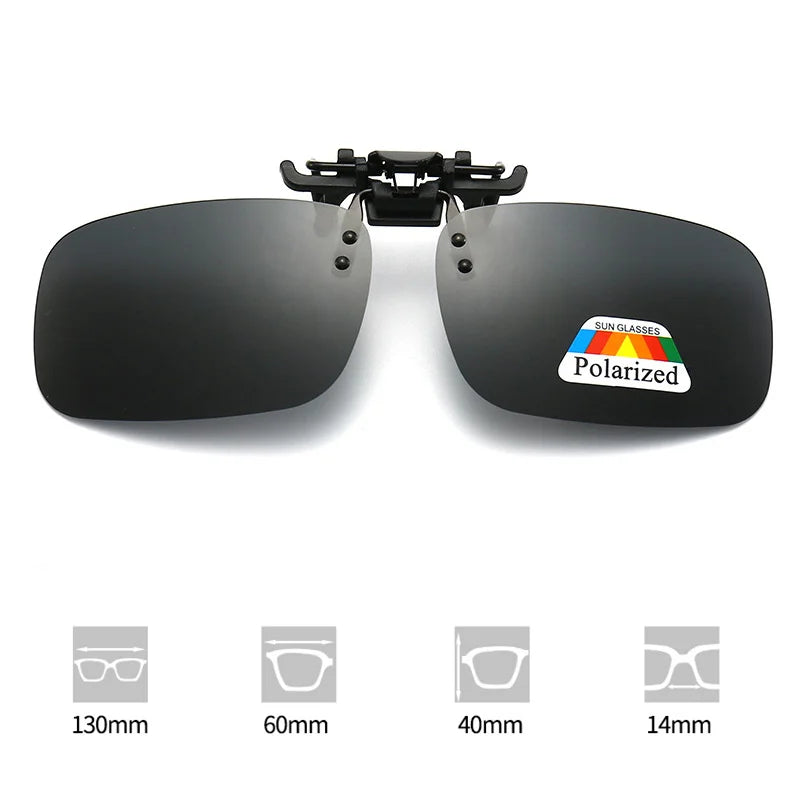 Polarized Clip-On Sunglasses – HD UV400 Driving & Night Vision Glasses Shades