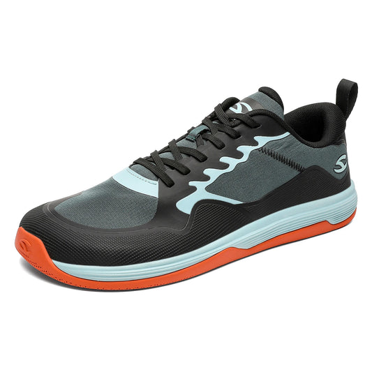 HOBIBEAR Unisex Walking Sneakers – Lace-Up Hiking & Running Shoes for Men & Women, Outdoor Artificial Leather Sneakers