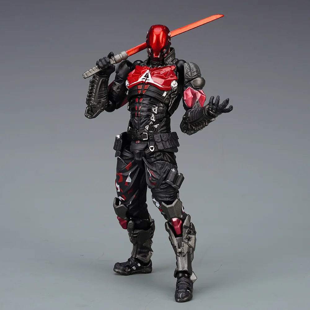 AMAZING YAMAGUCHI Arkham Knight Action Figures — Batman, Red Hood & Robin Jason Todd | Figuarts Game Model Collectible Christmas Gift