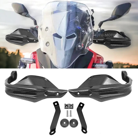 Carbon Look Handguards – Hand Protection & Wind Shield for Honda NC750X CB500X NC750S NC700X NC750 X 2013-2023 2021 2022