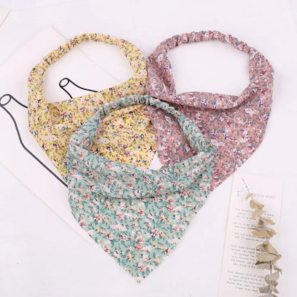 Vintage Boho Suede Headbands for Women – Soft Solid Print Cross Knot Elastic Hairbands & Bandanas for Girls