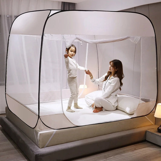 No-Installation Mosquito Net – Integrated Summer Room Netting for Easy Home Decoration