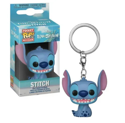 Funko Pocket Pop Keychains 22 Styles – Mickey, Minnie, Donald, Stitch, Angel, Elvis, Lilo & Scrump Vinyl Figure Toys