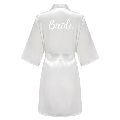 Plus Size Satin Silk Robe for Women - Wedding Bride Bridesmaid Bathrobe Sleepwear in Sage Green