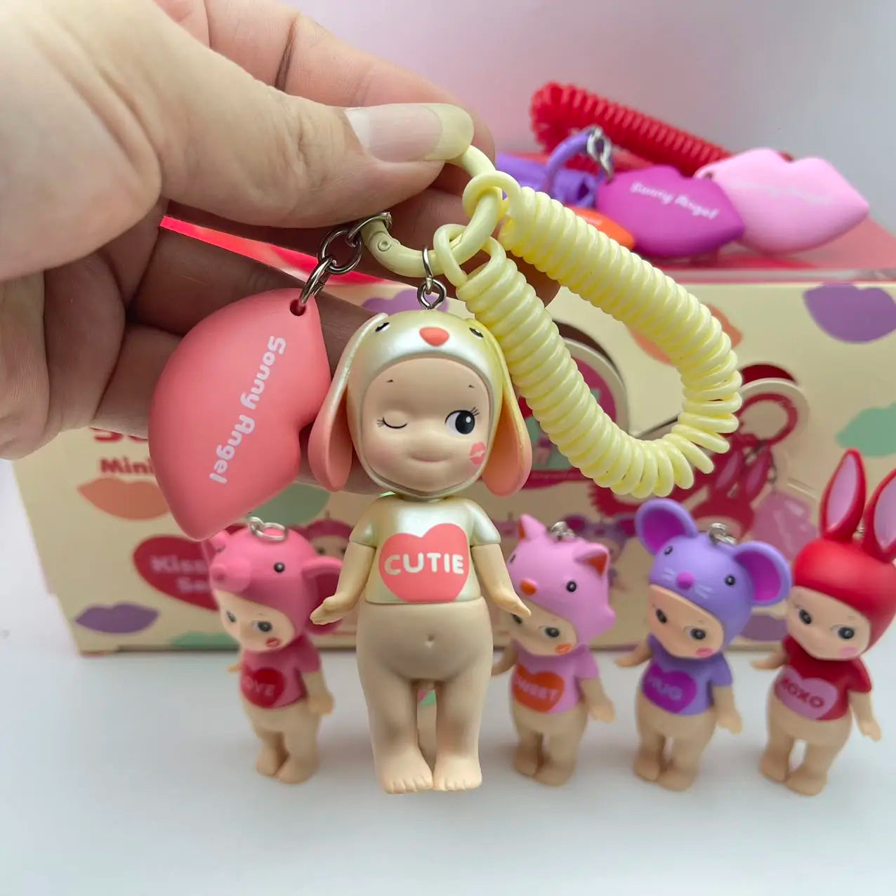 2025 Sonny Angel Kiss Kiss Series Blind Box – Cute Kawaii Mini Doll Figure Decoration High-Quality Replica Birthday Gift