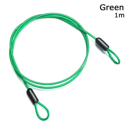 Strong Steel Bicycle Lock Cable 0.5/1/2M – Anti-Theft Cycling Safety Wire Lock for MTB & Road Bikes, Durable Bike Security Rope Accessory