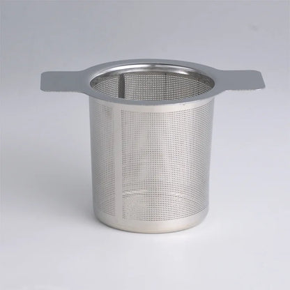 High-Quality Stainless Steel Tea Infuser with Cover – Coffee & Tea Strainer, Mesh Filter Accessory