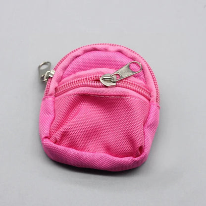 Labubu Doll Canvas Backpack – Cute Simulation Pet Bag for 15–17cm Dolls