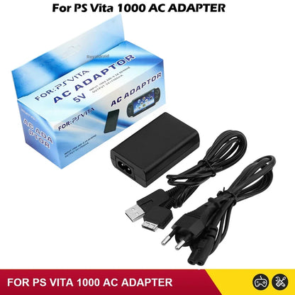 EU/US Plug Wall Charger – AC Adapter Power Supply for Sony PSP/PSV 1000/2000/3000