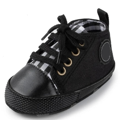 New Baby Shoes for Boys & Girls – Classic Canvas Casual Sneakers, Soft Sole Non-Slip Toddler Walkers D2486