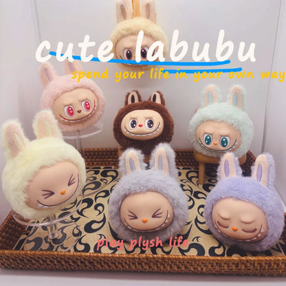 Labubu 2nd Gen Multi-Color Cute Doll Head Plush Toy — Backpack Pendant Keychain Anime Gift Box