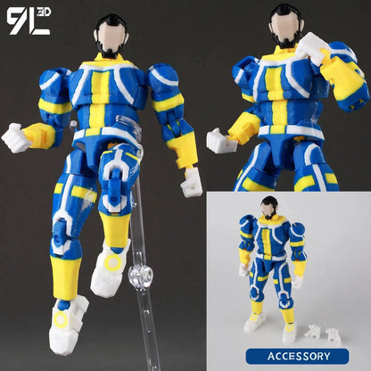 9LToyWodu Invincible Boy Action Figure – Anime Collectible Toy for Cosplay, Stop Motion & Birthday Gifts