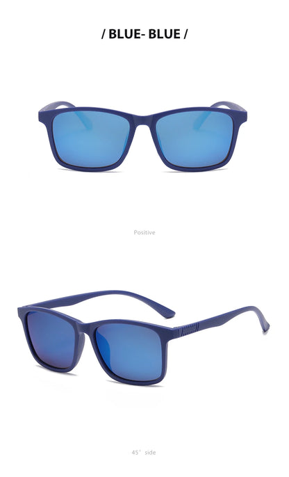 2024 New Men’s Business Polarized Square Frame Sunglasses – Fashion Outdoor Fishing & Driving Eyewear