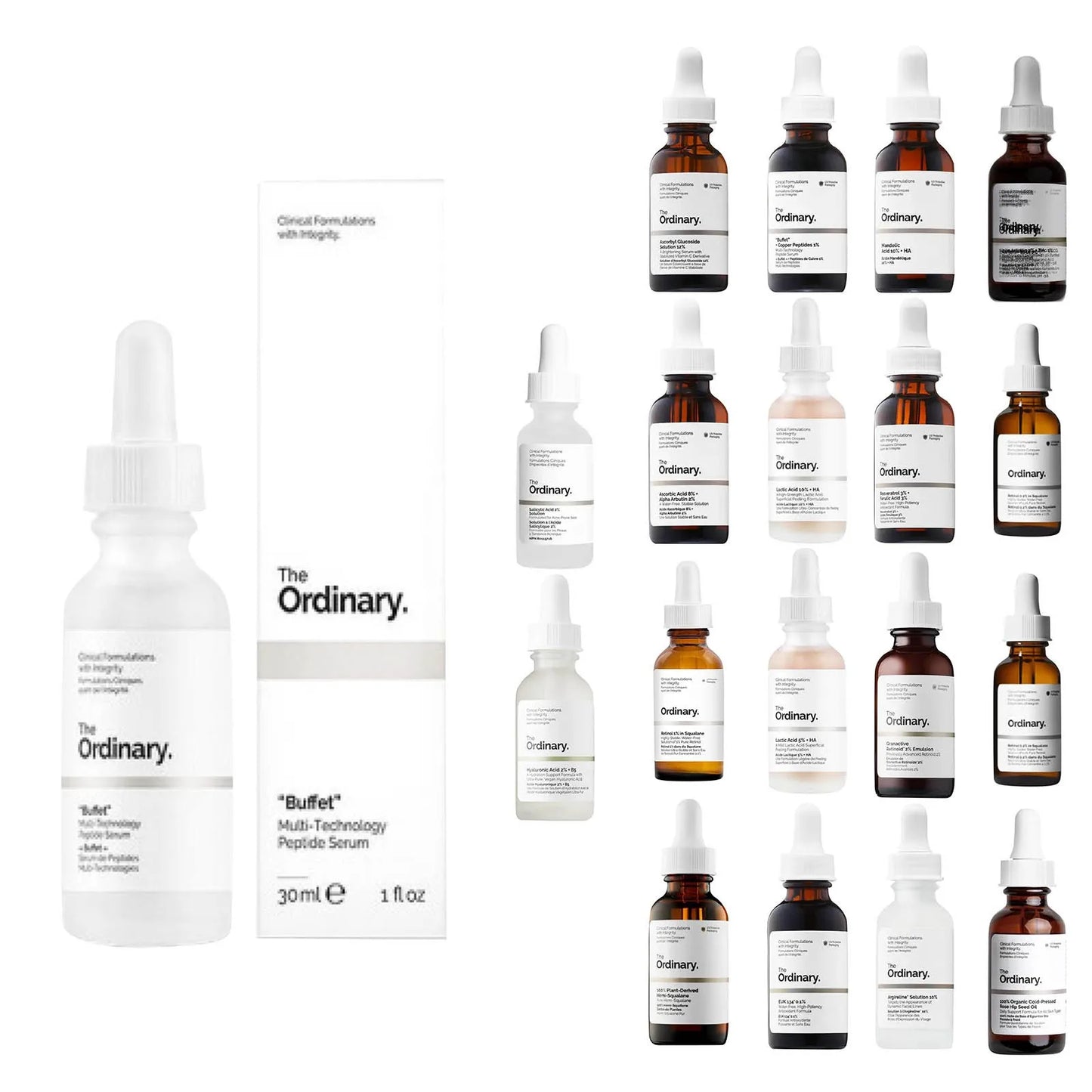 30ml Multi-Effect Essence Liquid – Reduces Fine Lines & Eye Particles for Smooth Skin