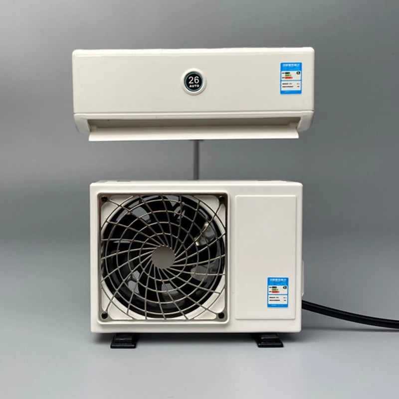 Mini Air Conditioner Model - 1/14 Scale RC Truck Interior Scene Accessory