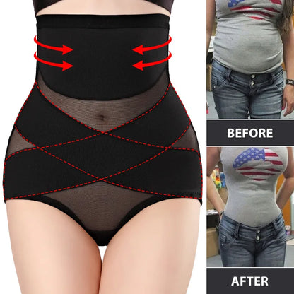 Women’s Sexy Body Shaper Briefs – High Waist Butt Lifter Tummy Control Shapewear Panties Corset