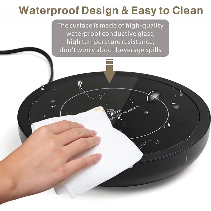 110V/220V Electric Coffee Mug Warmer – Hot Tea & Coffee Heating Pad Coaster for Tea, Milk & Beverages