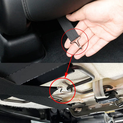Tesla Model Y Juniper Seat Back Kick Protector Cover – Rear Seat Protection Pad & Front Backrest Accessory