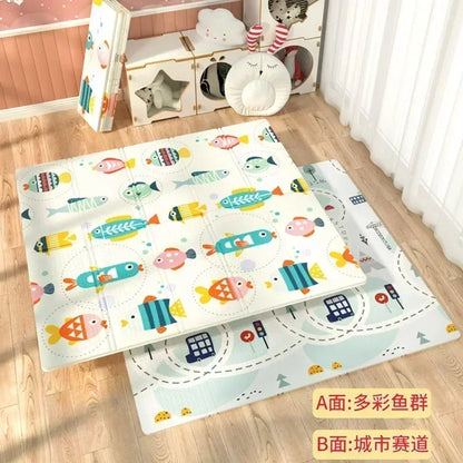 Foldable Baby Play Mat – XPE Kids Crawling Puzzle Carpet, Educational Activity Rug, Children’s Floor Games Blanket Toy
