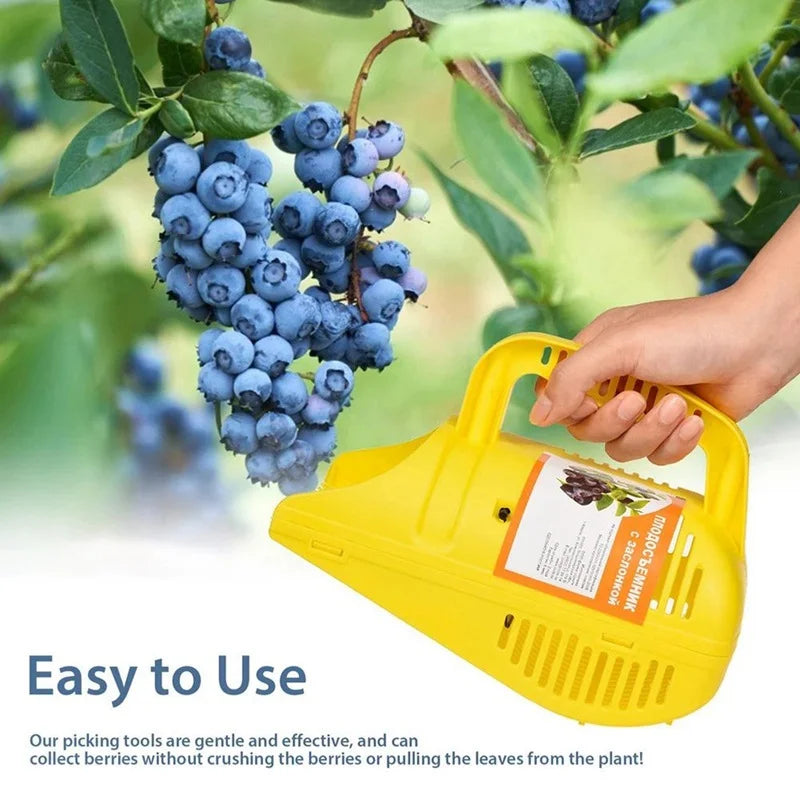 Portable Ergonomic Garden Tool for Fruit Picking | Easy-to-Use Professional Berry Picker with Outdoor Handle | Practical Home Accessories