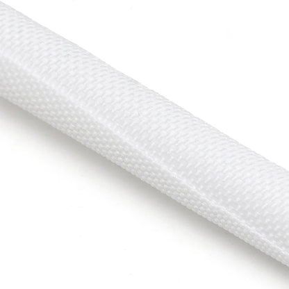 Self Closing PET Braided Cable Sleeve - 1/2/5M Expandable Insulated Wire Wrap Protector and Cable Organizer