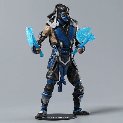 Scorpion & Sub-Zero Mortal Kombat 7" Action Figures – Exclusive Series 1 Movie Collectible Toy Dolls