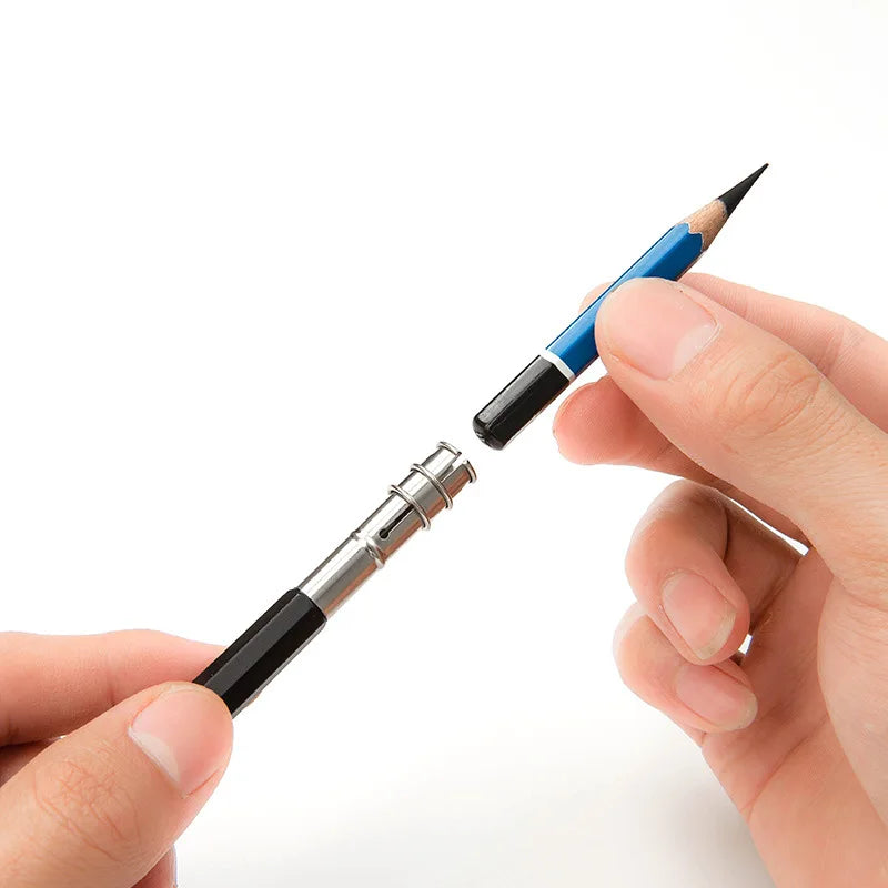 Adjustable Metal Pencil Extender – Ideal for Artists, Schools, Offices, Sketching & Writing