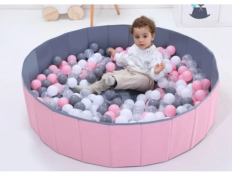 80x26cm Kids Ball Pit – Portable & Foldable Oxford Cloth Ball Pool for Toddlers & Babies, Indoor/Outdoor (Balls Not Included)
