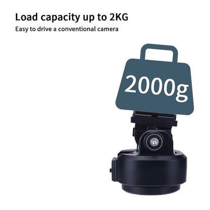ZIFON YT2000 Remote Motorized PTZ - AI Face Recognition, 360° Horizontal Rotation for Camera, Smartphone & Action Camera Live Stream