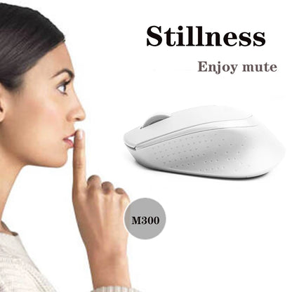 Logitech M330 Wireless Gaming Mouse - 2.4GHz USB, 1000DPI, 3-Button Optical Mouse for Laptops & PCs