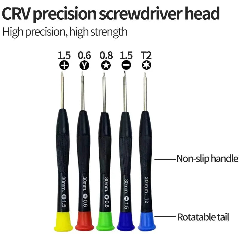22-In-1 Multifunctional Mobile Phone iPad Laptop Screwdriver Maintenance Kit - Repair Tools Opening Set for Handy Repairs
