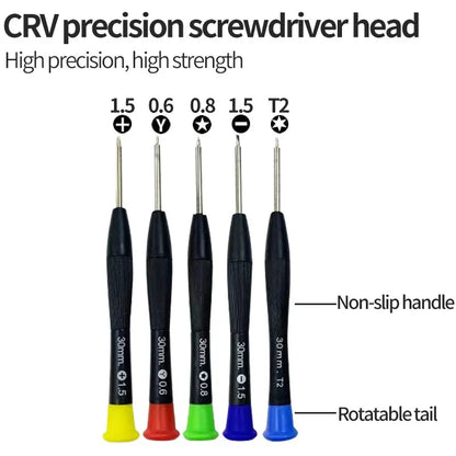 22-In-1 Multifunctional Mobile Phone iPad Laptop Screwdriver Maintenance Kit - Repair Tools Opening Set for Handy Repairs