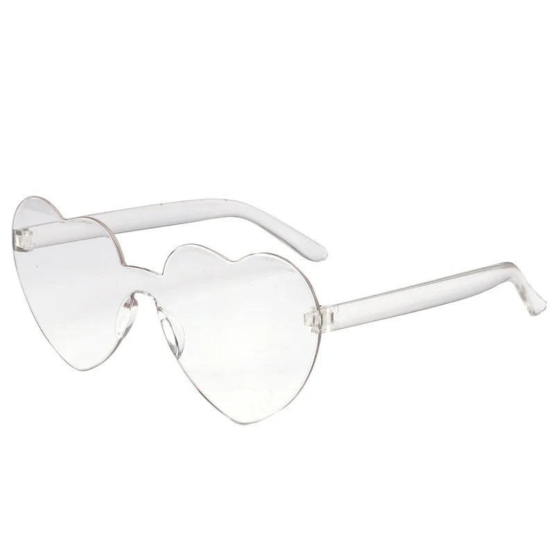Women’s Fashion Heart-Shaped Glasses Watch - Nighttime Light Diffraction to Heart Shape, Stylish Female Sunglasses